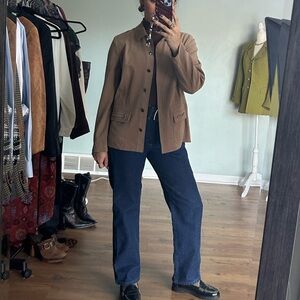 Khaki tan light weight jacket